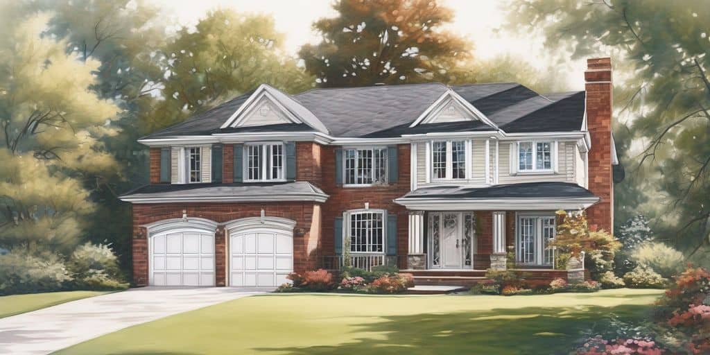 brick accent painting Niagara Falls residence