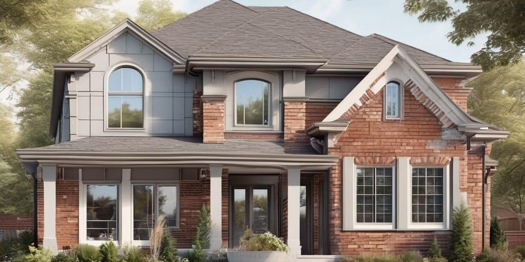 brick painting styles in Kitchener-Waterloo architecture