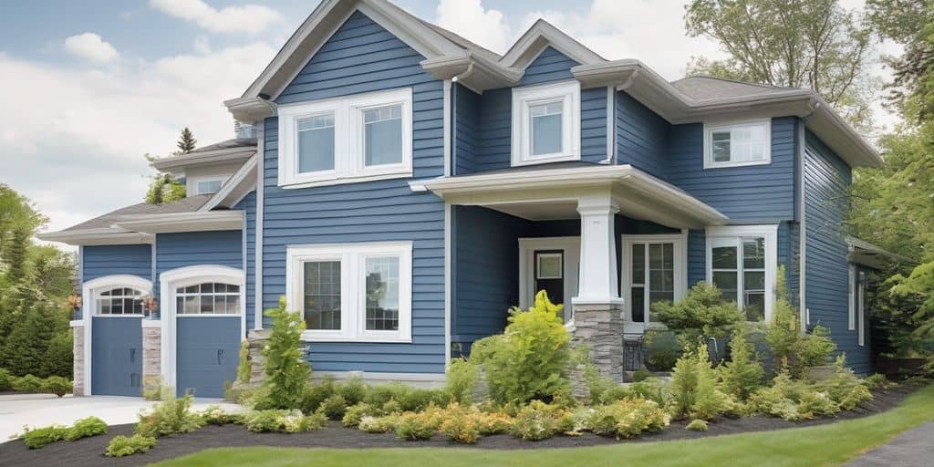 blue grey vinyl siding Niagara Falls