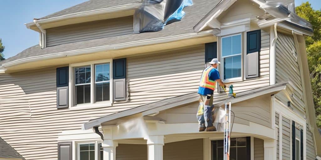 cleaning and preparing vinyl siding for painting