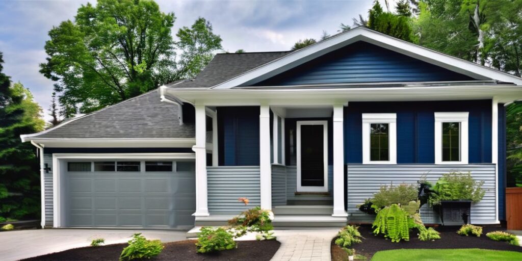 Perfecting the Art of Painting Vinyl Siding in Blue Grey in Hamilton