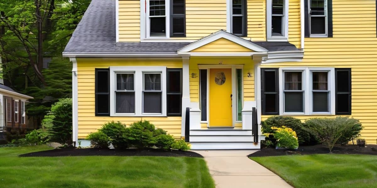 Illuminating Cambridge Neighborhoods With Yellow Vinyl Siding